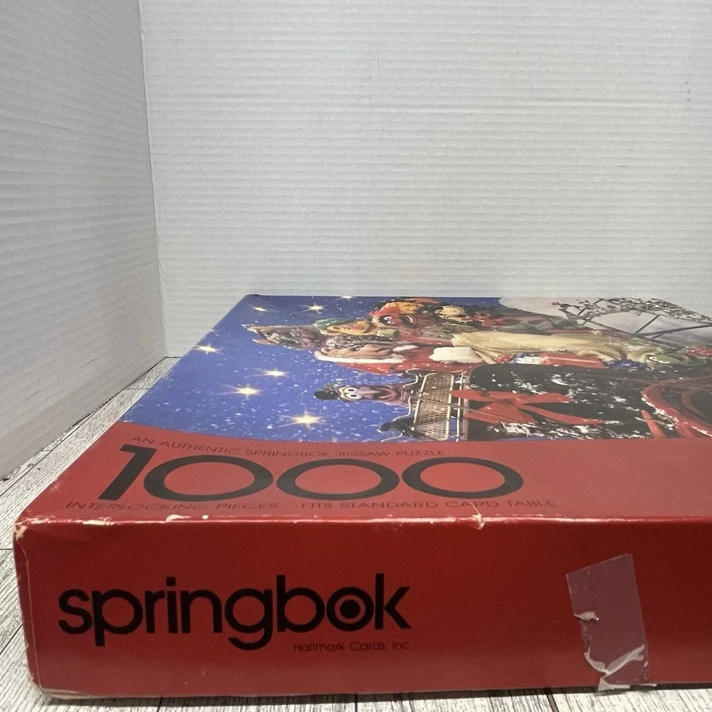 1980 Springbok A MUPPET CHRISTMAS PARTY Jigsaw Puzzle 1000 Piece 24x30